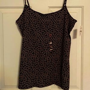 Ann Taylor Loft Tank Size XL Ocean Anchor Print